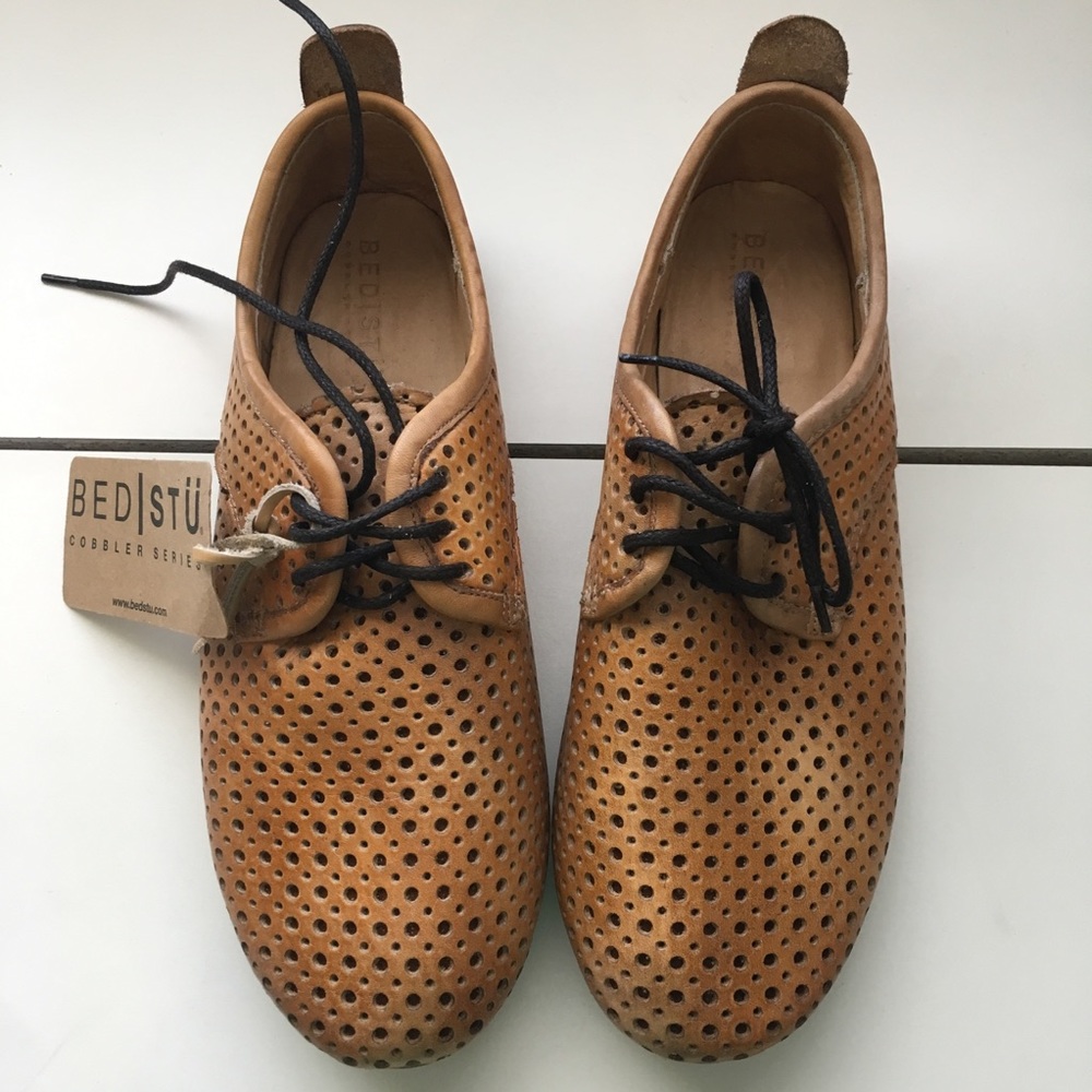 NWT Bed Stu Leather Mambo Oxfords